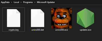 Install files