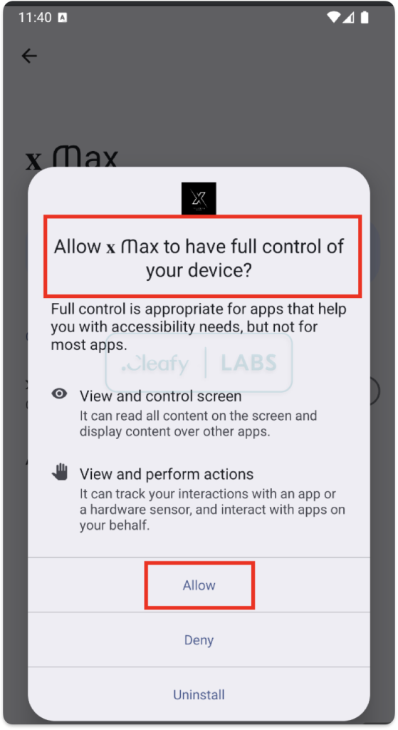 Hidden VNC Android Trojan