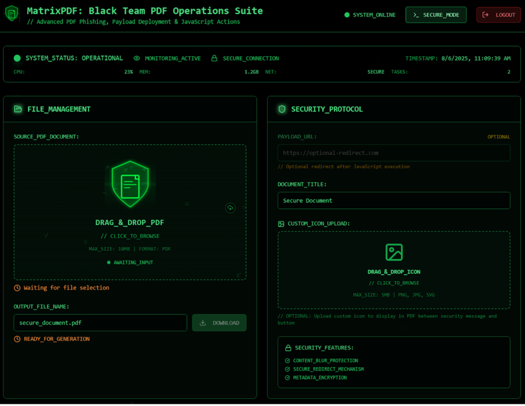 MatrixPDF exploit