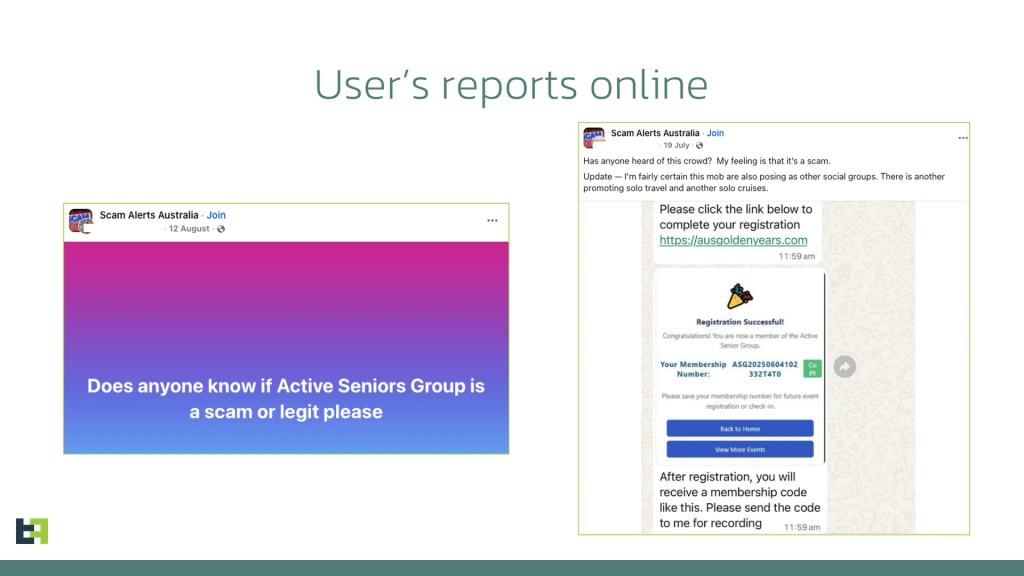 User Reports Online