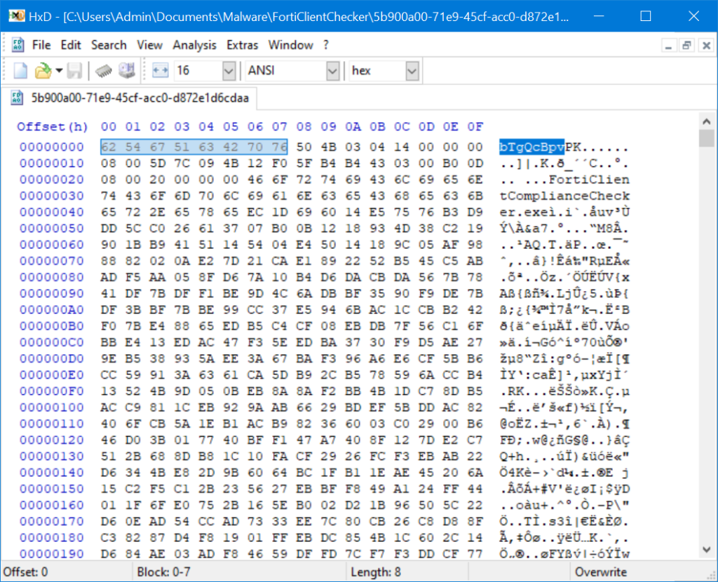 The content of the JPG file.